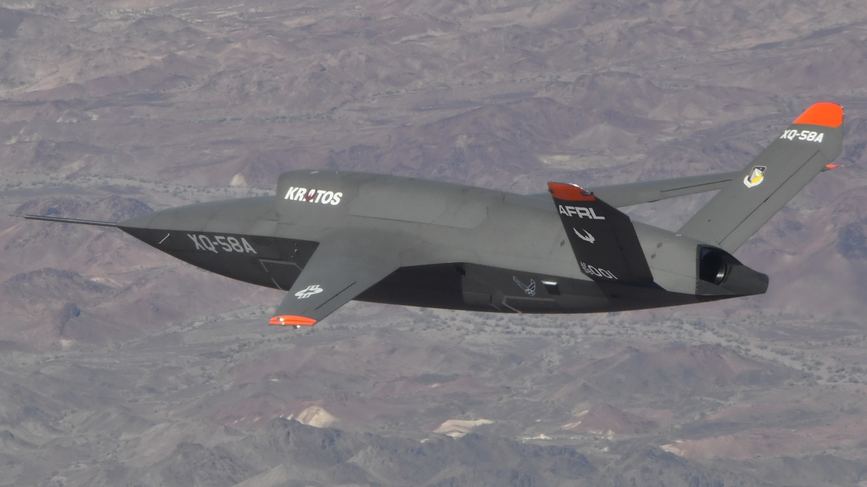 XQ-58A Kratos in flight
